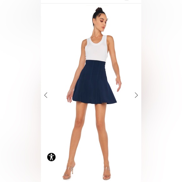 Norma Kamali grace mini skirt size smallll - Picture 1 of 12